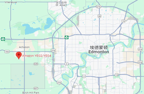 YEG2這個城市在埃德蒙頓的西邊，

