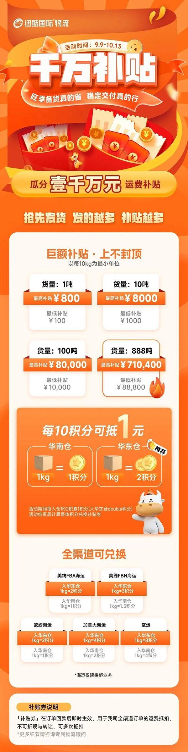 亞馬遜fba貨代真的??！千萬級(jí)運(yùn)費(fèi)補(bǔ)貼，旺季備貨真的省，紐酷國(guó)際物流穩(wěn)定交付真的行！	